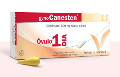 óvulo para candidiasis gynocanesten